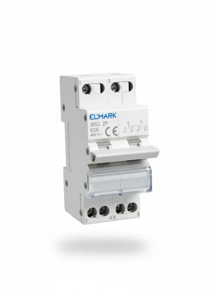 Selettore di Commutazione 1-0-2 2P 63A - Elmark 41928