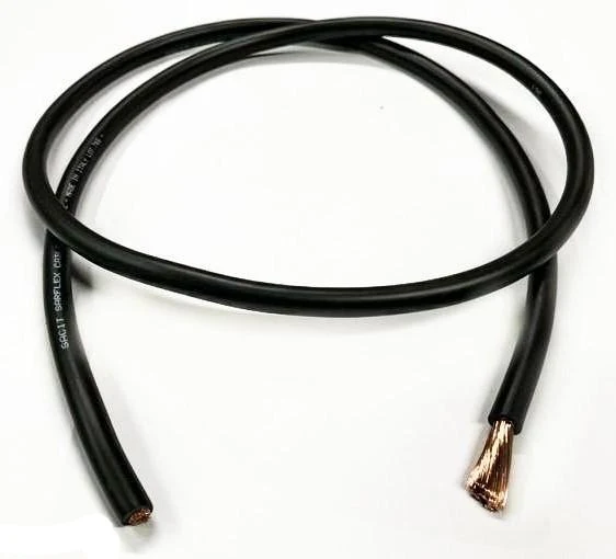 Cavo saldatura EXTRA FLESSIBILE RAME SARFLEX PVC NERO 120 mm² Sacit - per Saldatura, Car Audio, Camper, Impianti fotovoltaici