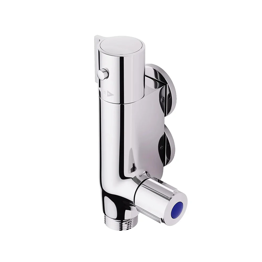 Miscelatore doccia termostatico per roulotte Mini miscelatore doccia verticale Valvola miscelatore per vasca da bagno otto...