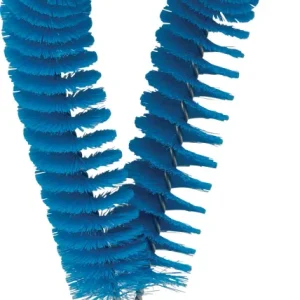 Spazzola tubolare per esterni - 510 mm, Medio, Blu
