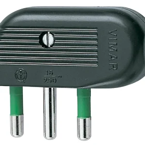 Vimar 01043 - Spina 2P+T 16A 90 nero