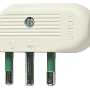 Vimar 01043.B - Spina 2P+T 16A 90 bianco