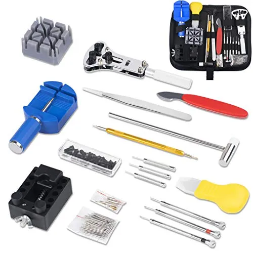 Dioxide 150 PCS Kit Riparazione Orologi, Attrezzi Orologiaio per Fai da...
