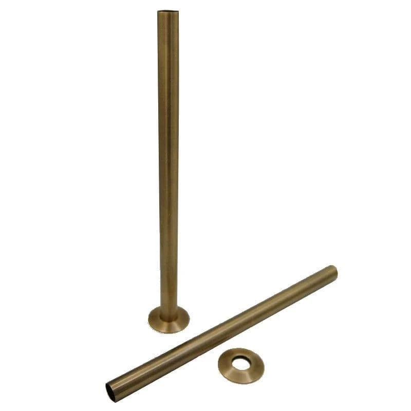 Copritubo per Radiatore Ghisa 300mm Ottone Antico