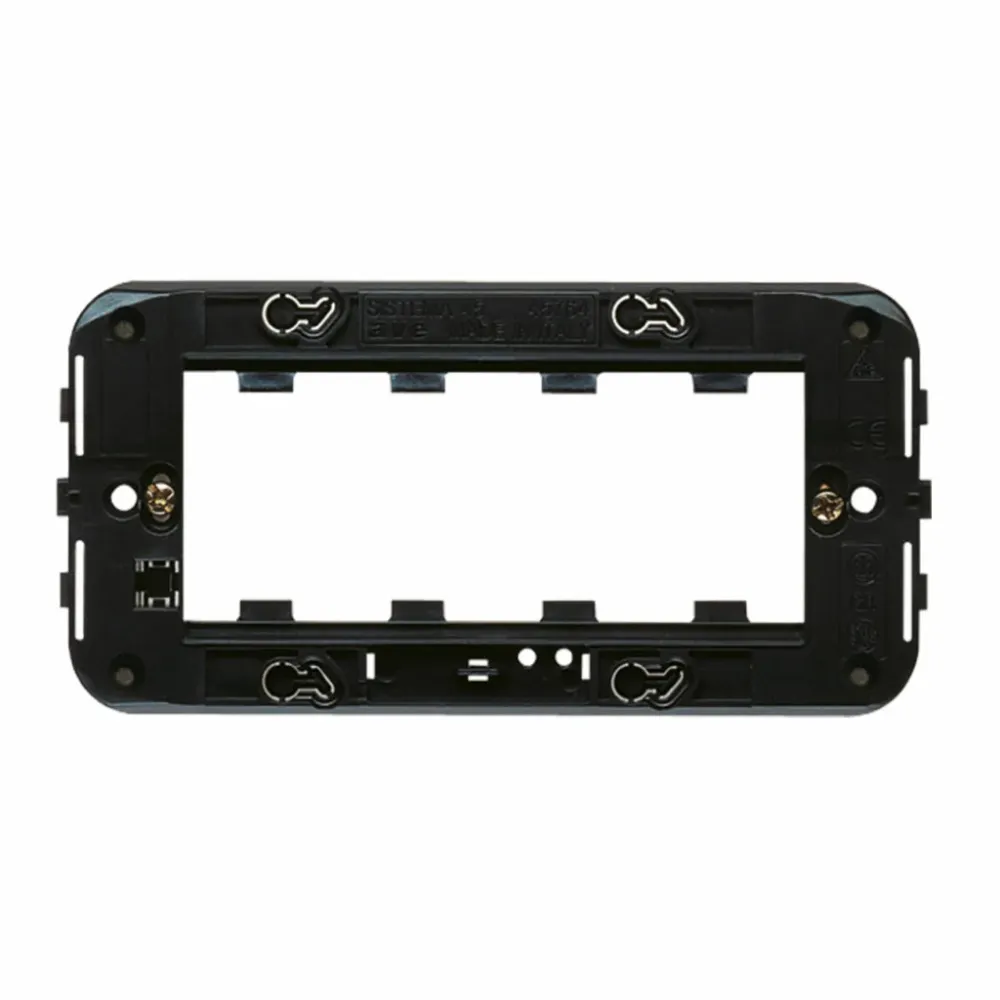AVE Supporto Armatura S45 4 Mod. per scatola rettangolare 45764