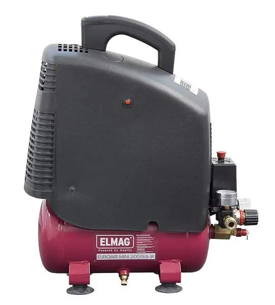 Compressore ELMAG EUROAIR COMPATTO 200/8/6 W - 'SET-ACTION' 10009 con Motore 4 Tempi