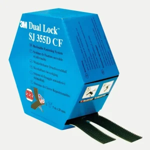 Nastro Dual Lock 3M SJ355D Nero 25 mm x 5 m | Sistema di Fissaggio Richiudibile