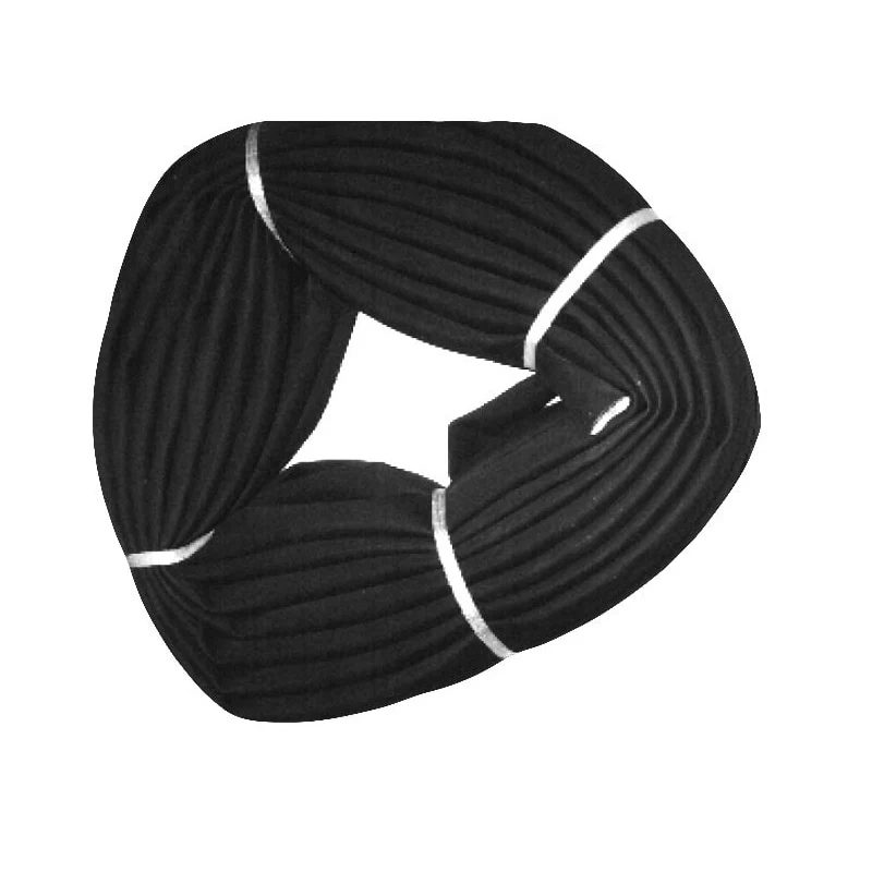 Procavo gomma telata per copertura cavo torcia saldatrice 28x30 mm al metro