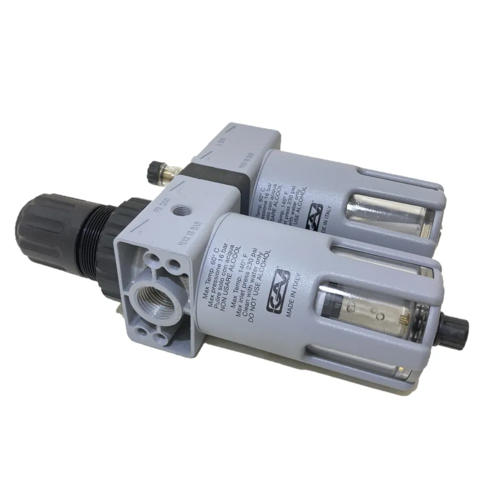 Regolatore di pressione utensili pneumatici con filtro e manometro Airex