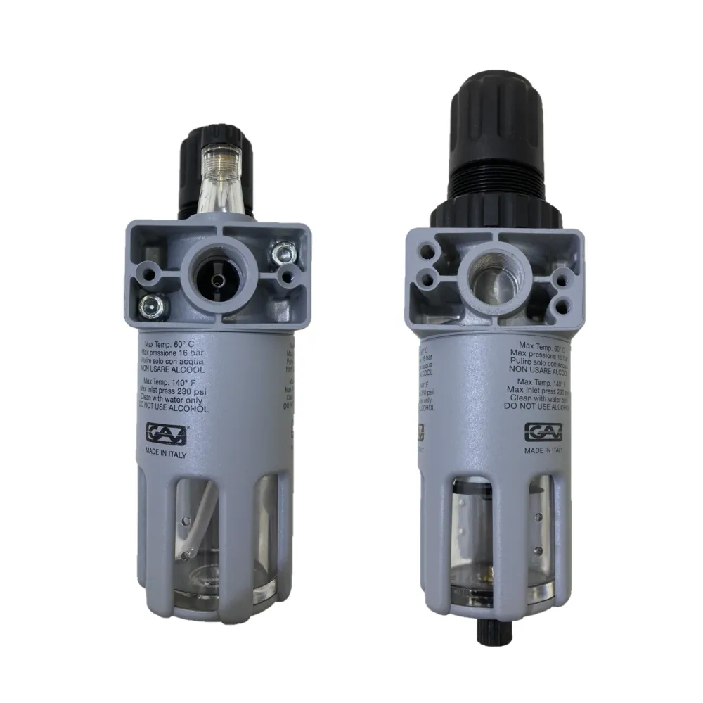 Regolatore di pressione utensili pneumatici con filtro e manometro Airex