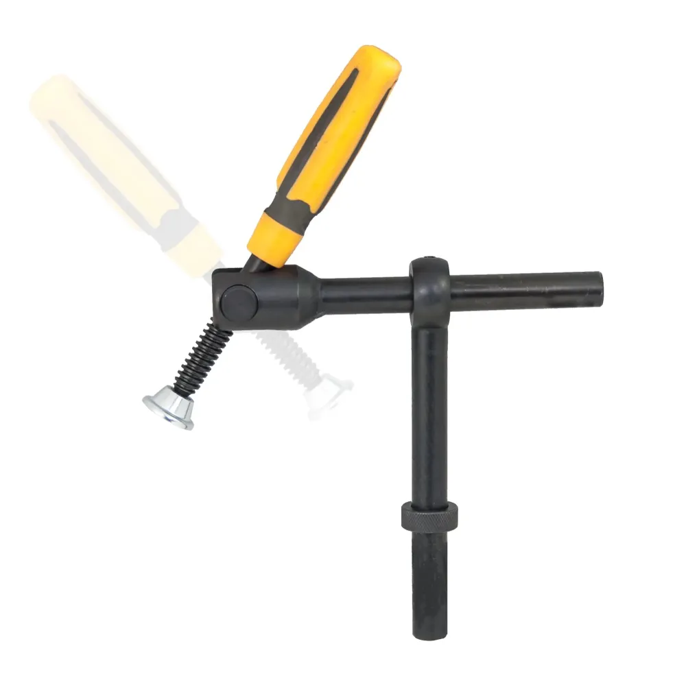 Morsetto fissaggio vite T per banco tavolo saldatura serraggio 140mm BuildPro T61670