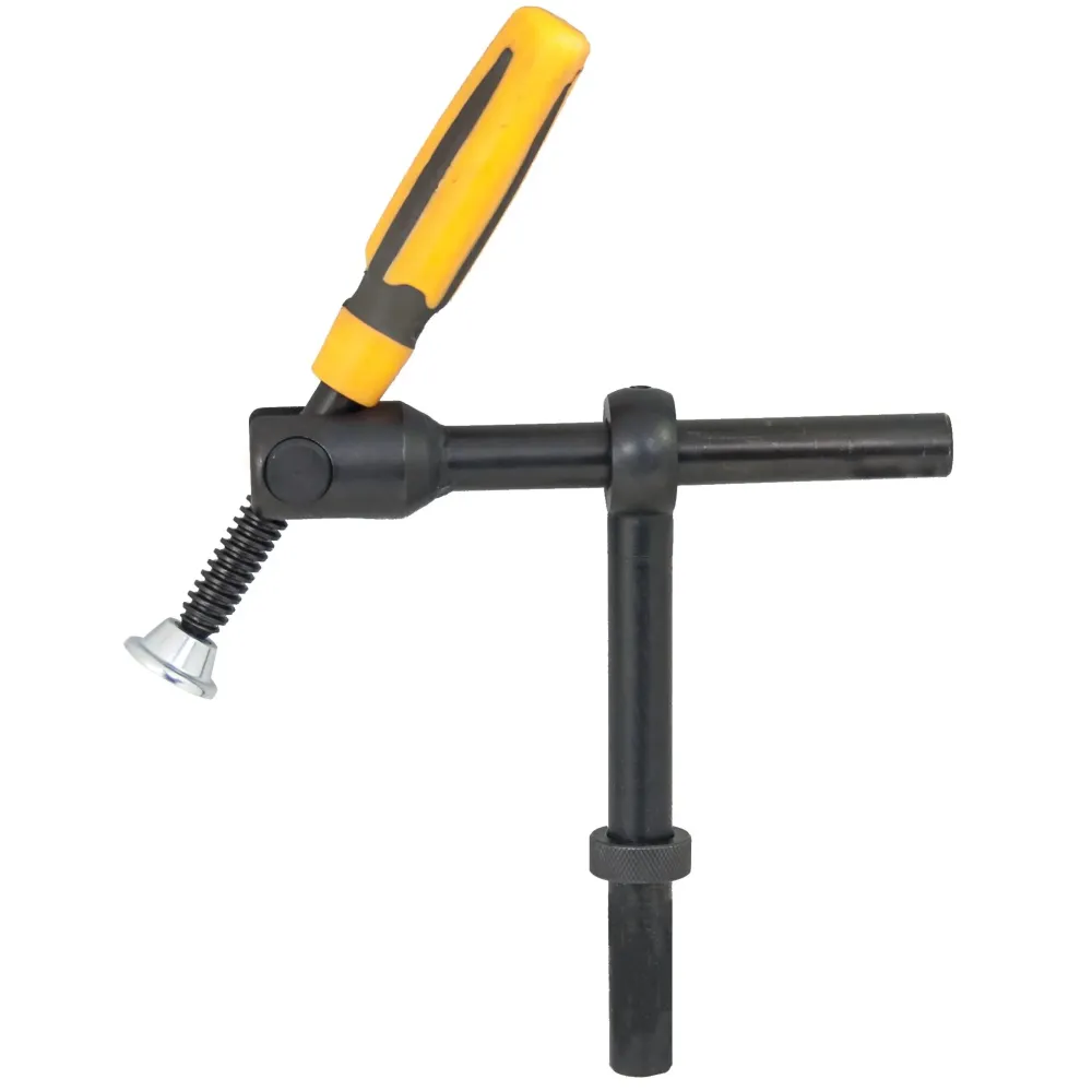 Morsetto fissaggio vite T per banco tavolo saldatura serraggio 140mm BuildPro T61670