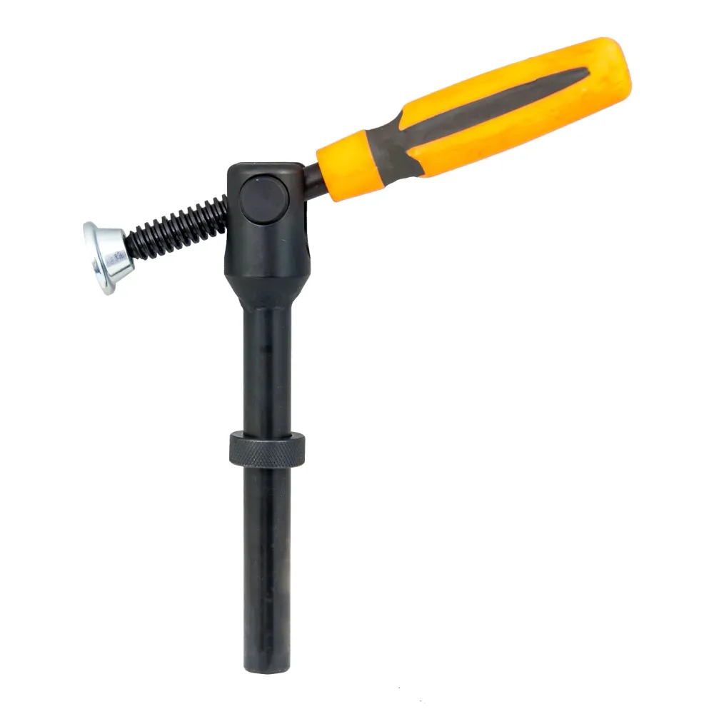 Morsetto fissaggio vite T per banco tavolo saldatura serraggio 140mm BuildPro T61670