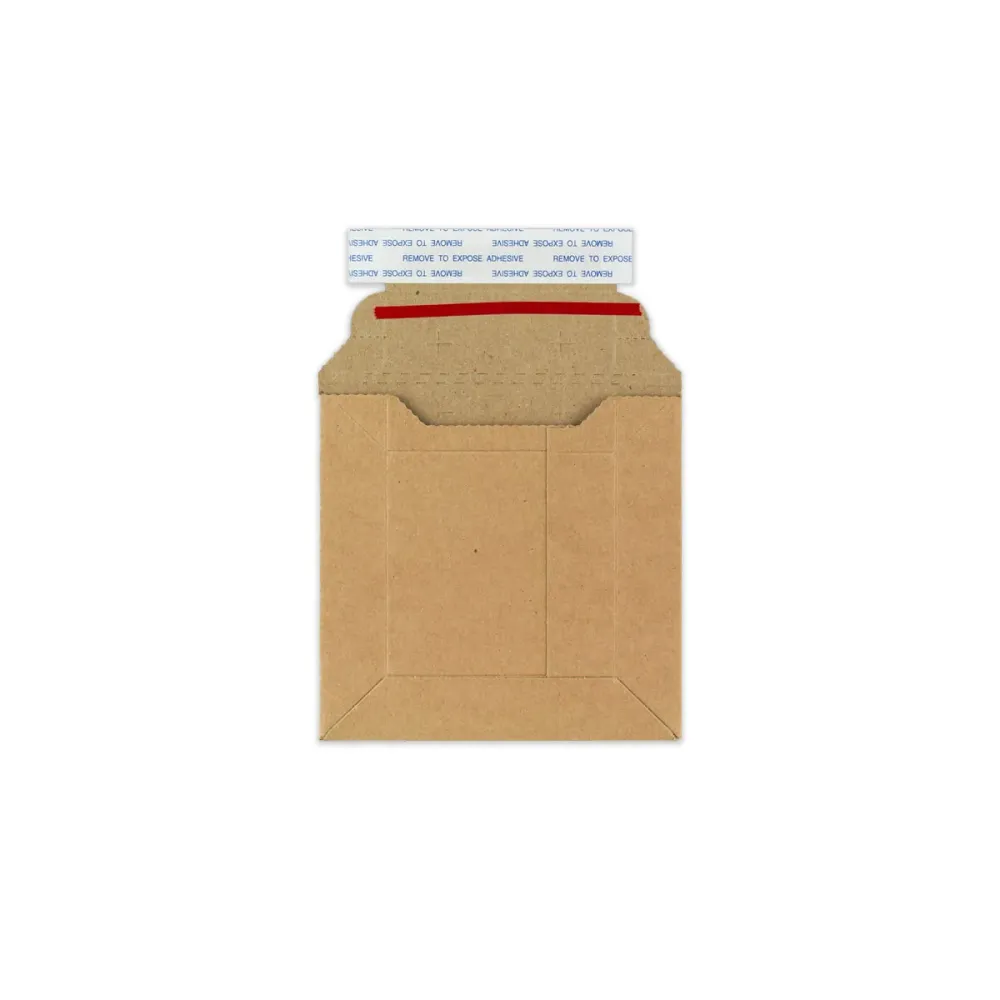 120x120 mm Scatola Robusta per Invio Postale Avana