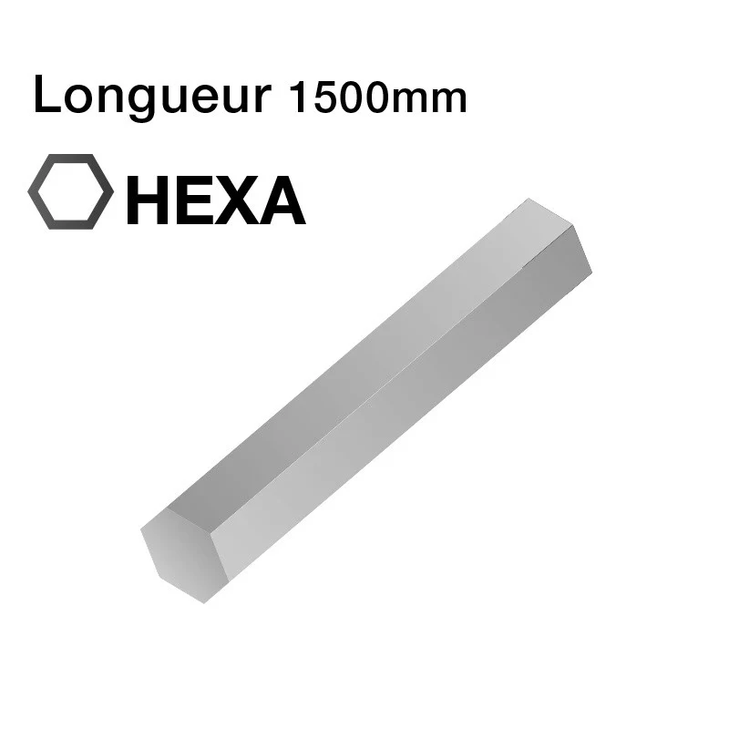 Asta di uscita esagonale da 7 mm | Lunghezza 1500 mm