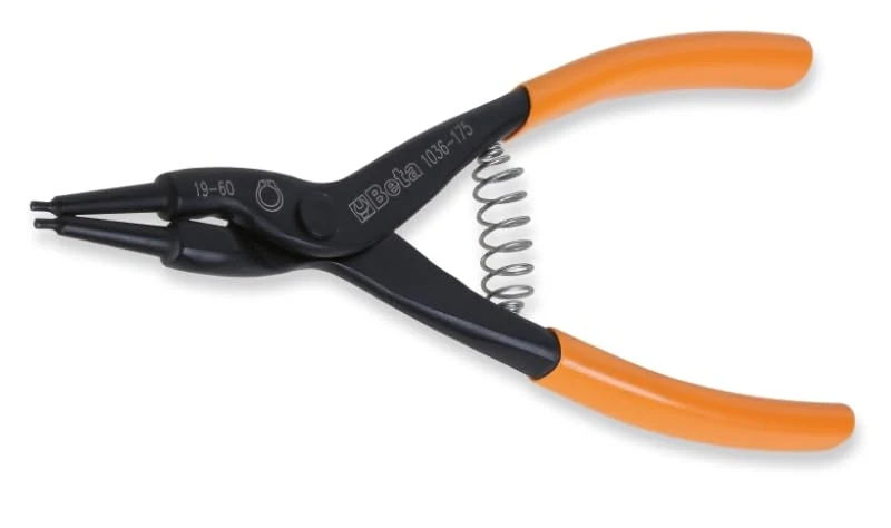 Beta - Set 4 Pinze Per Anelli Seeger M145 Termoformato Morbido