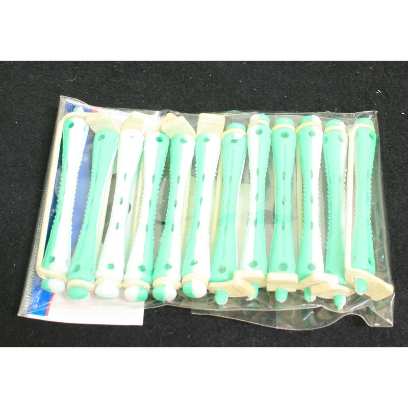 Bigodi permanente bicolore bianco/verde corto conf. 12 pz 4500329