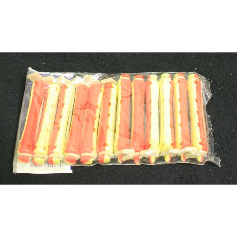 Bigodi permanente bicolore giallo/rosso corto conf. 12 pz 4500139