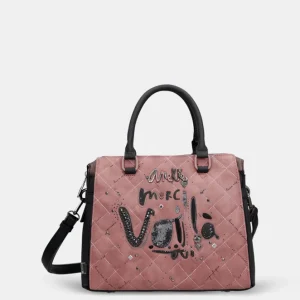 Borsa manico corto e tracolla Parisian