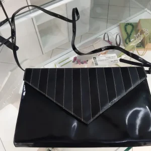 Borsa Vintage Busta Nera E Grigia R. Con Tracolla Zenith