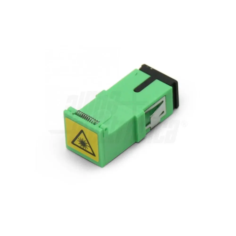 Bussola Pannello SC-APC/SC-APC Adattatore Fibra Ottica Flangia Corta senza fori - con sportellino di protezione