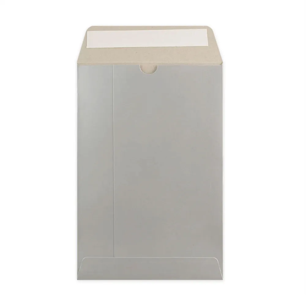 Busta colore argento Cartone Rigido 235x162 mm