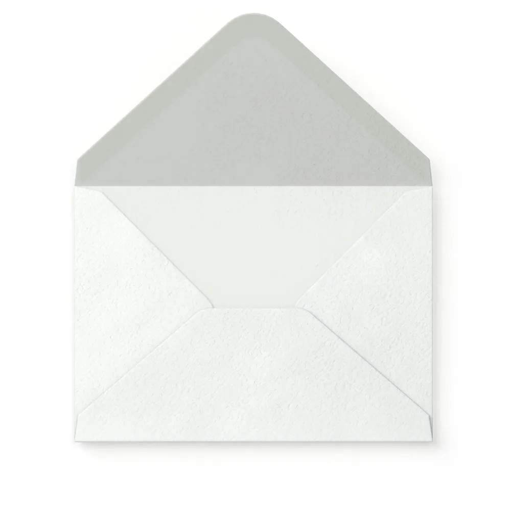 Busta colore bianco con effetto martellato 162x229 mm (C5)