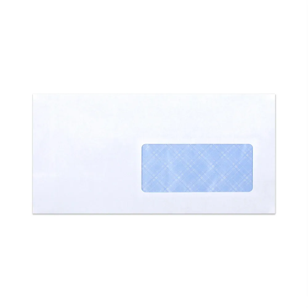 Busta colore bianco con stampa interna - finestra 110x220mm (DL) 80gr/m²