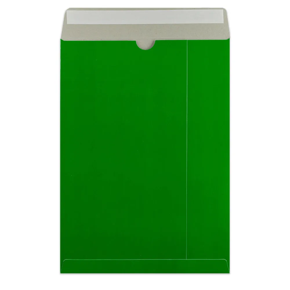 Busta colore verde cartoncine rigido 457x330mm (C3)