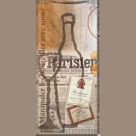 Busta portaposate Winery con tovagliolo Busta portaposate Vino sabbia carta paglia con tovagliolo Airwave – 1000 pz.