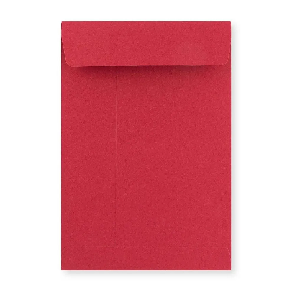 Busta soffietto rosso scuro 324x229x25 mm (C4)