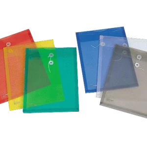 BUSTA STRING CHIUSURA CORDICELLA POLIPROPILENEmm 210 X 297 ASSORTITI