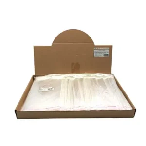 Busta trasparente h.30x15cm c/adesivo