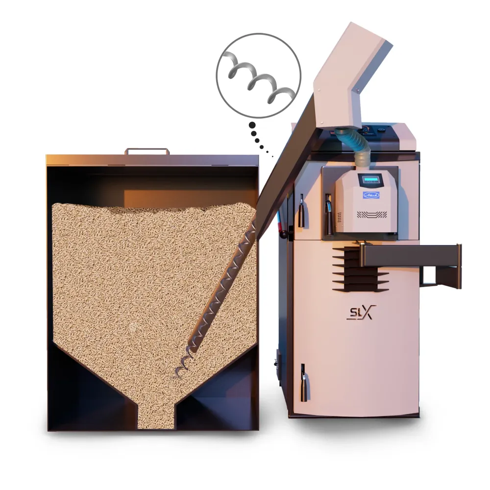 Caldaia combinata Attack SLX Combi 25 kW per legna e pellet – efficienza
