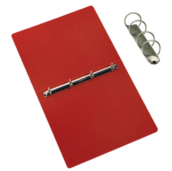 CART. GARDA - CG0392PBXXXAC02 - Raccoglitore Presspan - A4 - 4 anelli 25 mm - dorso 4 cm - rosso - Cartotecnica del Garda...
