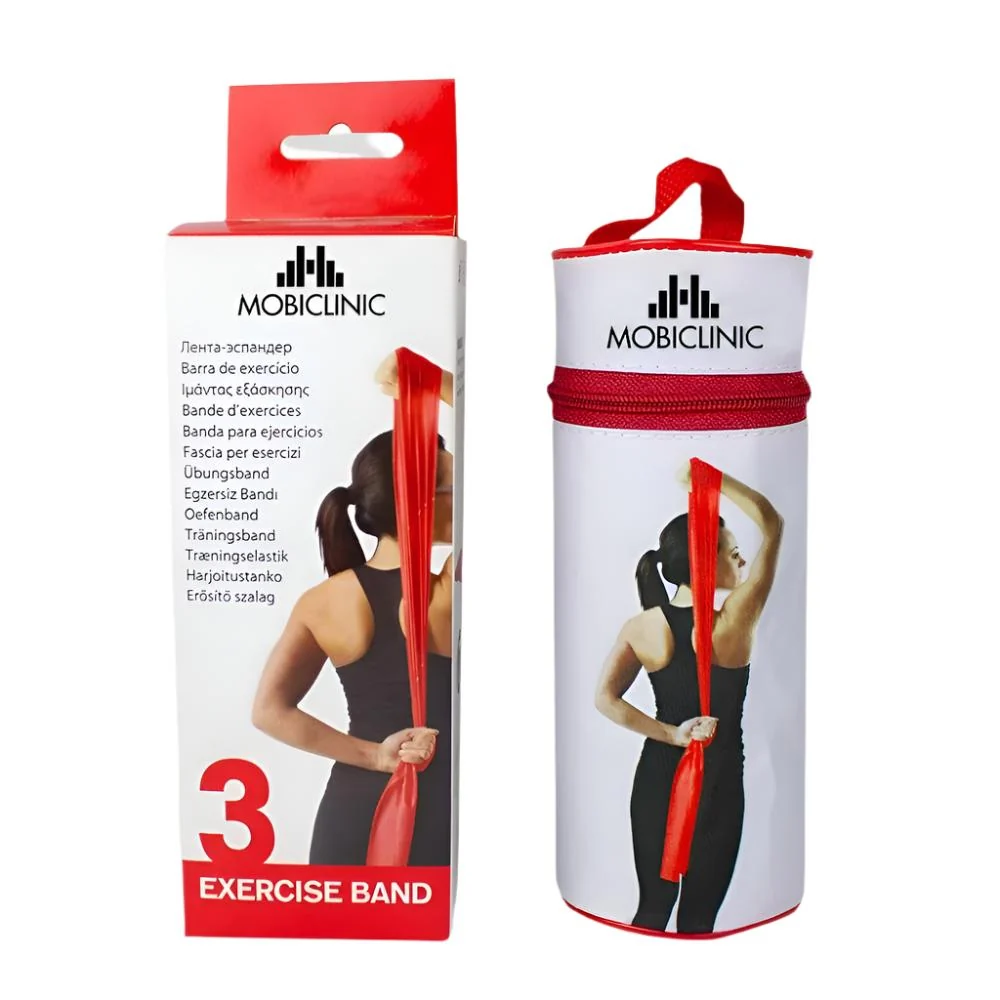 Elastici fitness | Fasce elastiche | Elastici per pilates | Rosso | Mobiclinic