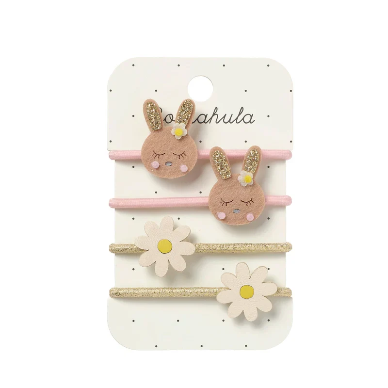 Elastici per Capelli Bambina Rockahula Bunny and Daisy – Set 4 Ponies
