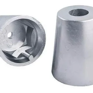 Elica anodica zinco, esagonale, asse 45 mm/1,77 pollici, R800404E