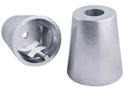 Elica anodica zinco, esagonale, asse 45 mm/1,77 pollici, R800404E