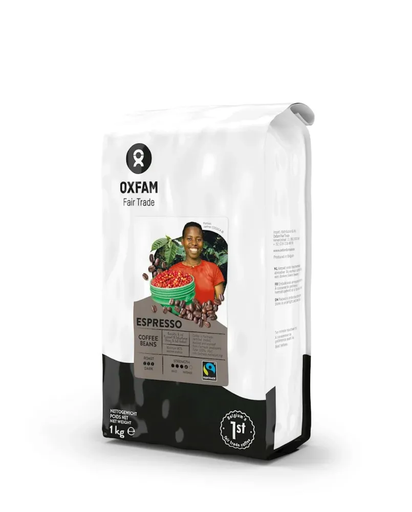 ESPRESSO ARABICA/ROBUSTA BIO 1 kg - OXFAM