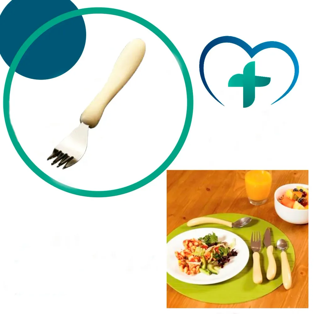 Forchetta Adattata con Manico Ergonomico | Maggiore Stabilità