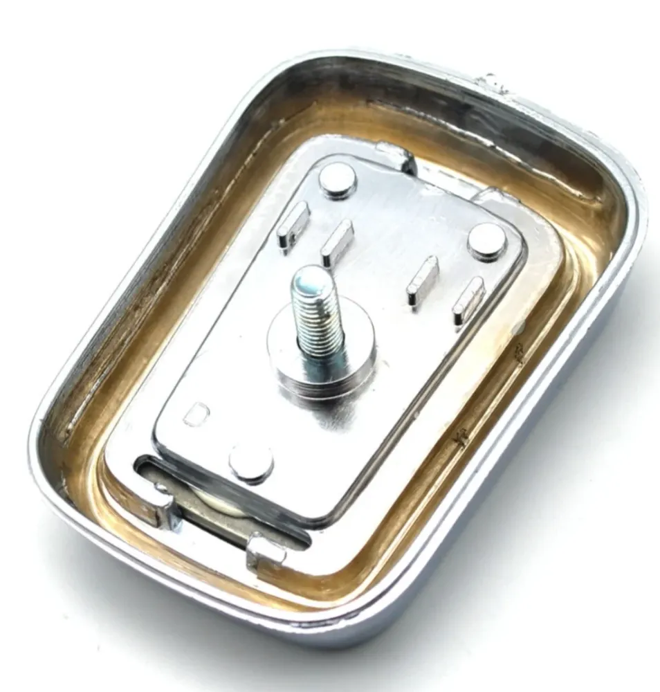 Fregio anteriore plastica cromata Autobianchi 500 Giardiniera