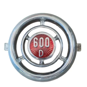 Fregio anteriore plastica cromata Fiat 600 D