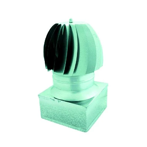 Fumaiolo Radiante Lamiera Zincata Attacco Quadro Maschio Cm 27 X 27