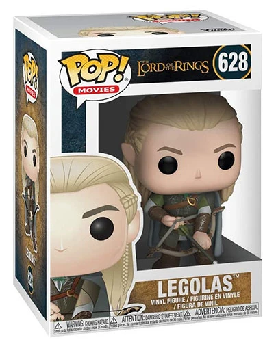 Funko Pop ! Movies Lord Rings - (628) Legolas Il Signore Degli Anelli 9Cm