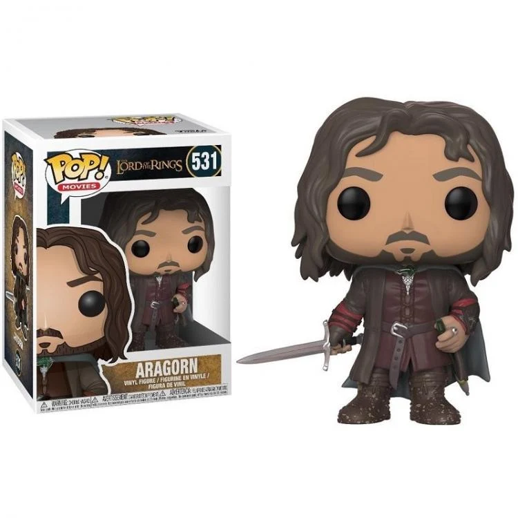 Funko Pop ! Movies Lord Rings - Aragorn (531) Il Signore Degli Anelli