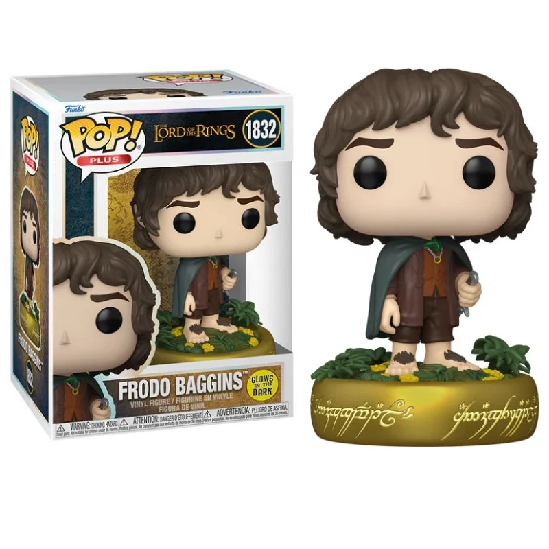Funko Pop ! Plus Il Signore Degli Anelli - (1832) Frodo Lord Rings GLOW 9cm