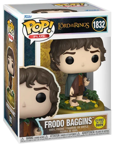 Funko Pop ! Plus Il Signore Degli Anelli - (1832) Frodo Lord Rings GLOW 9cm