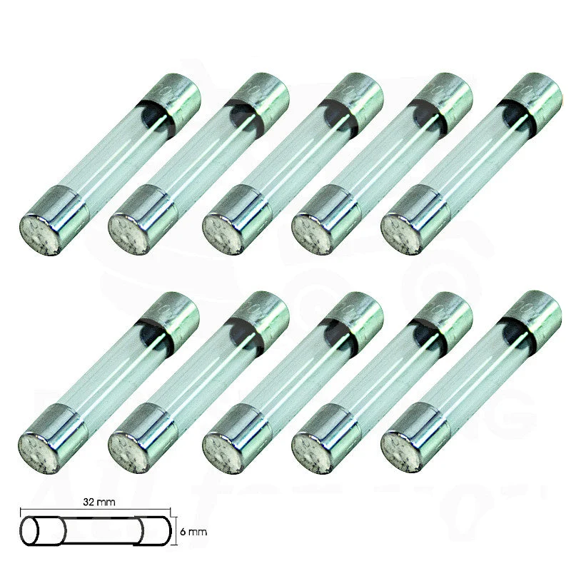 Fusibile Rapido Vetro 0.4A 250V | 6x32mm | Busta 10pz