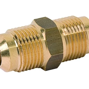 Giunto Ottone Maschio Maschio Per Condizionamento 3/8 Pettinaroli